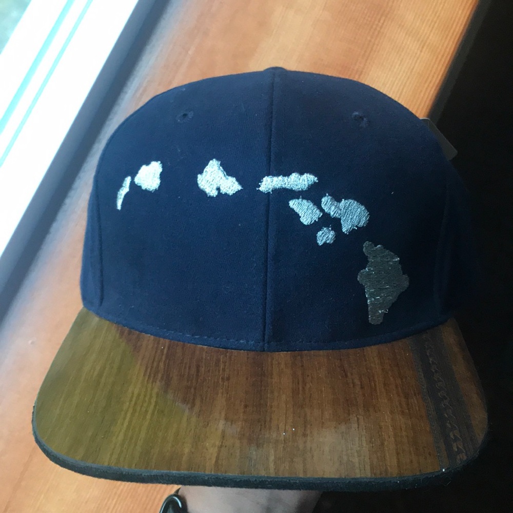 Calabash wooden bill Hawaii hat